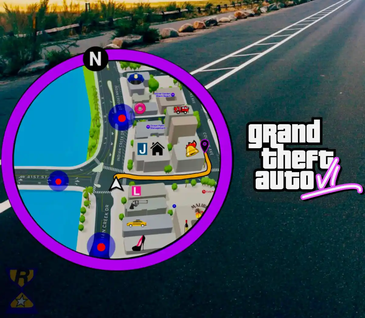 Mini mapa w gta 6